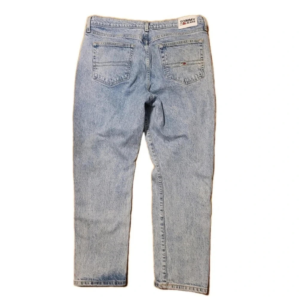 Tommy Jeans Men's Pants 36x30 Dads Jean Papa Washed Blue Jeans